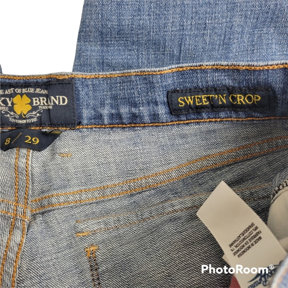 Lucky Brand Womens Straight Leg Jeans Crop Denim Jeans Size 29 - Picture 6 of 6